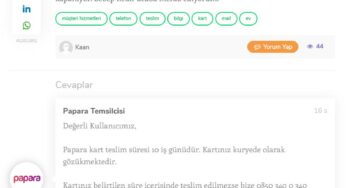 Papara Kart Sipariş Ettim Hala Gelmedi